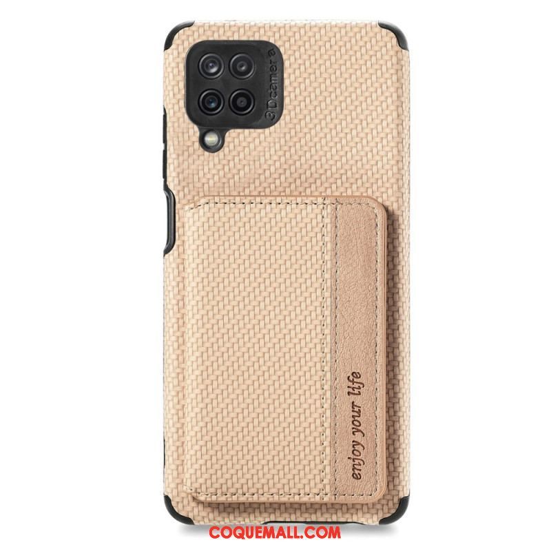 Coque Samsung Galaxy A12 / M12 RFID Porte-Cartes Support