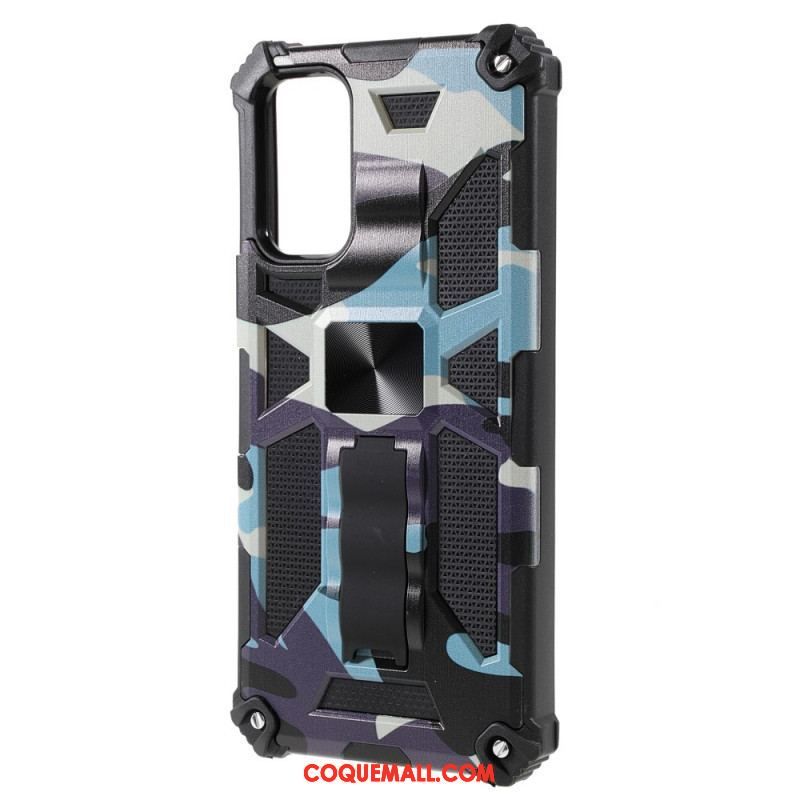 Coque Samsung Galaxy A13 5G / A04s Camouflage Support Amovible