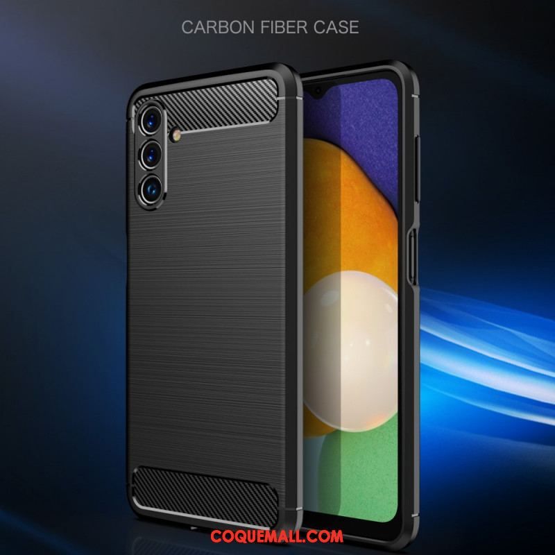 Coque Samsung Galaxy A13 5G / A04s Fibre Carbone Brossée