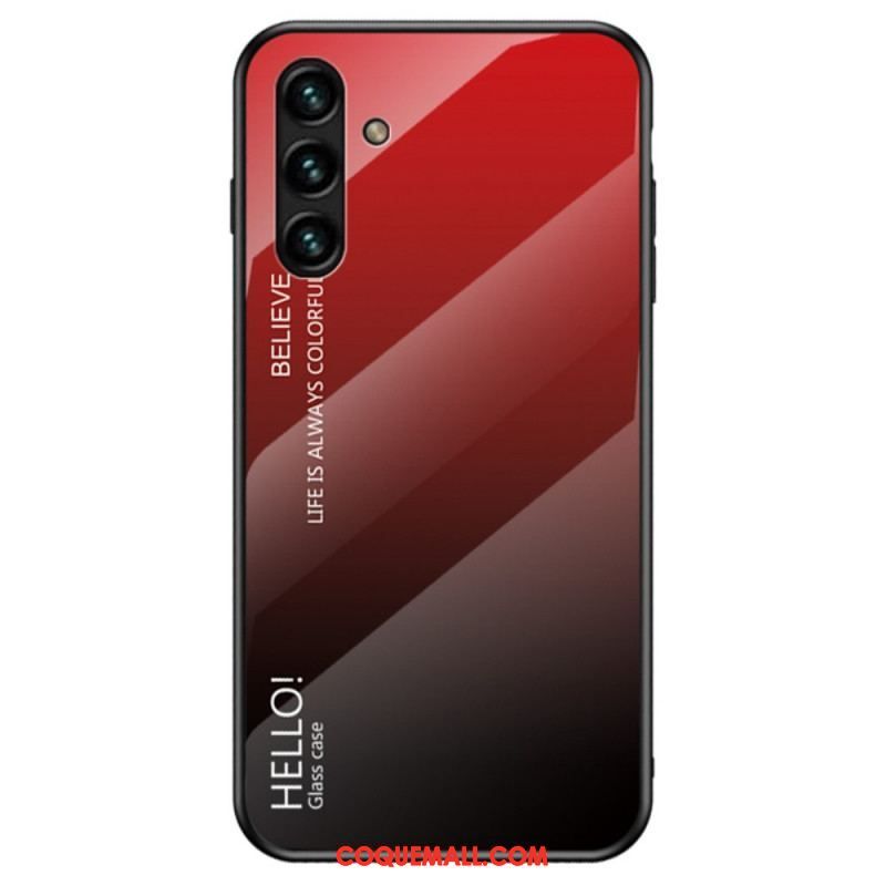 Coque Samsung Galaxy A13 5G / A04s Verre Trempé Hello