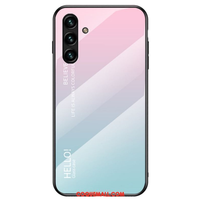 Coque Samsung Galaxy A13 5G / A04s Verre Trempé Hello