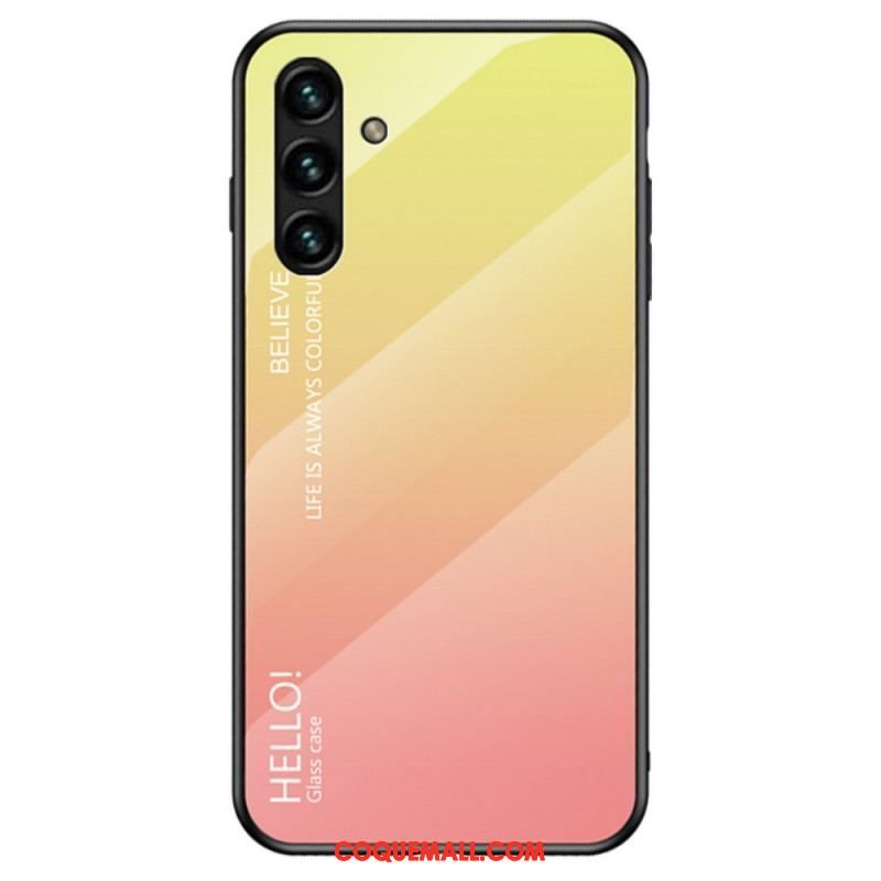 Coque Samsung Galaxy A13 5G / A04s Verre Trempé Hello