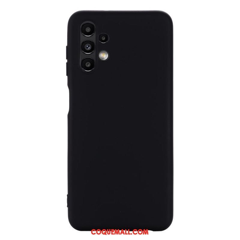 Coque Samsung Galaxy A13 Silicone Liquide avec Lanière