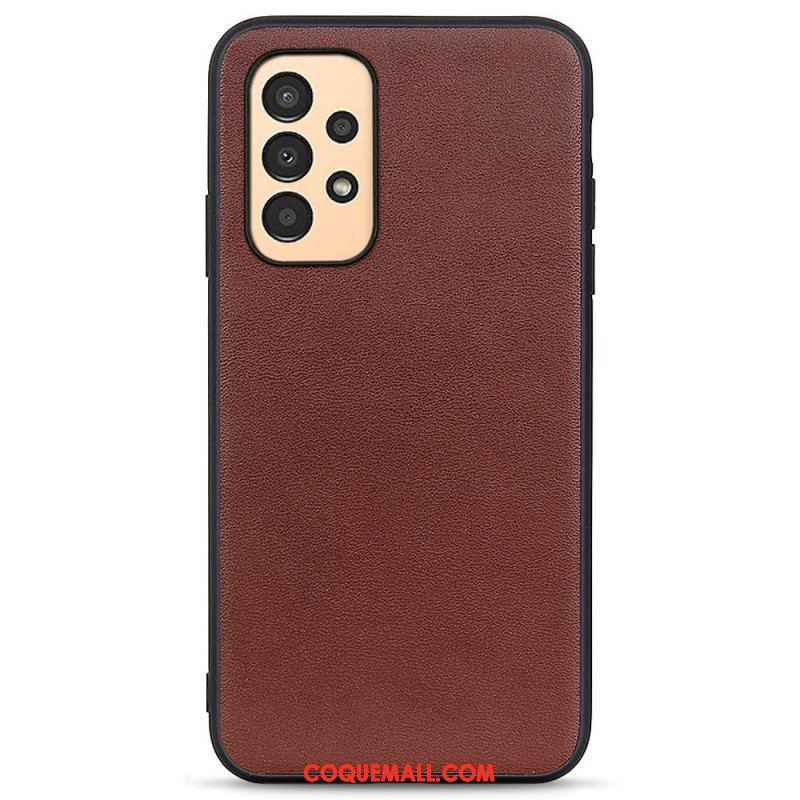 Coque Samsung Galaxy A13 Véritable Cuir