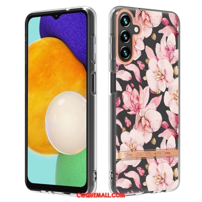 Coque Samsung Galaxy A14 5G / A14 Fleurs Colorées