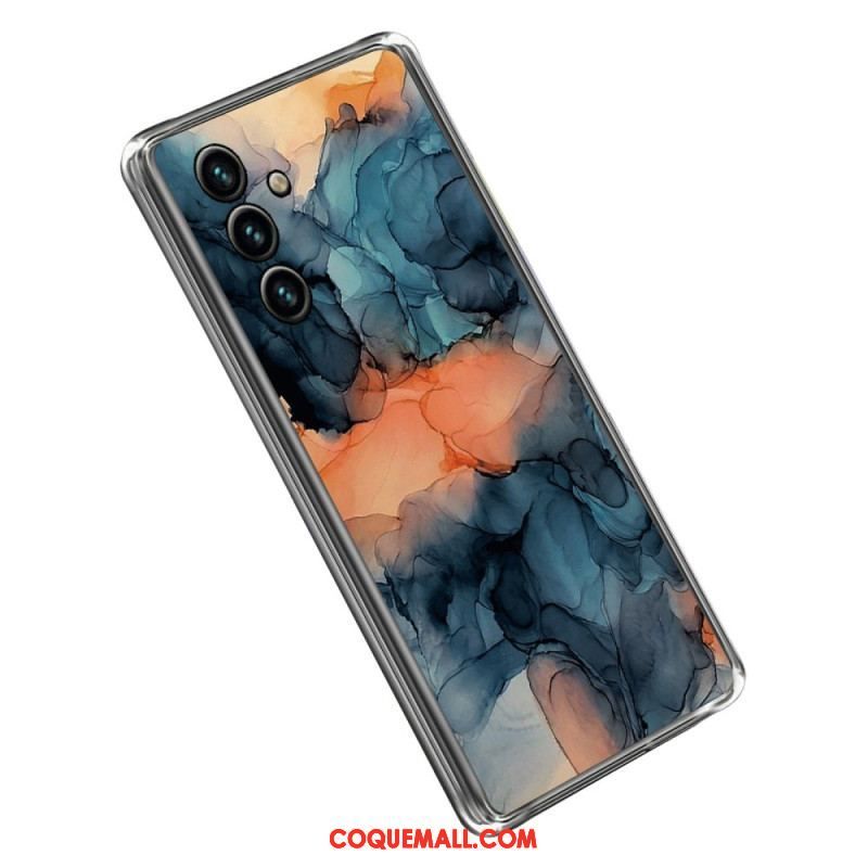 Coque Samsung Galaxy A14 5G / A14 Marbre Aquarelle