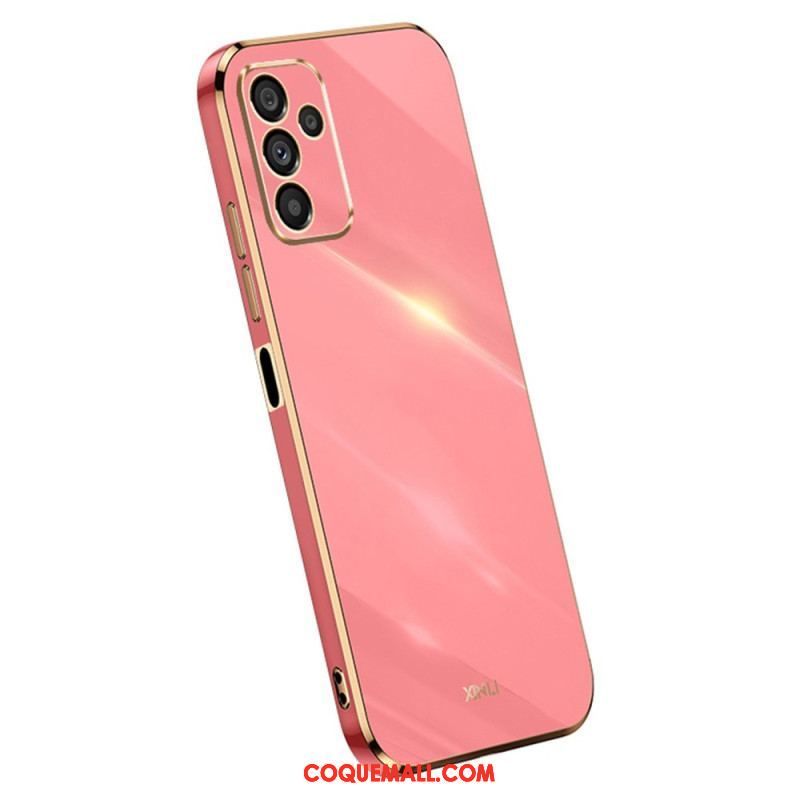 Coque Samsung Galaxy A14 5G / A14 Silicone Rebords Dorés