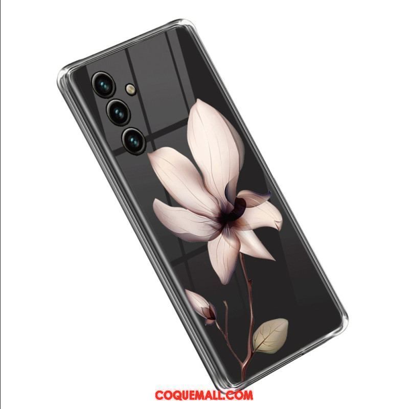 Coque Samsung Galaxy A14 5G / A14 Transparente Florale