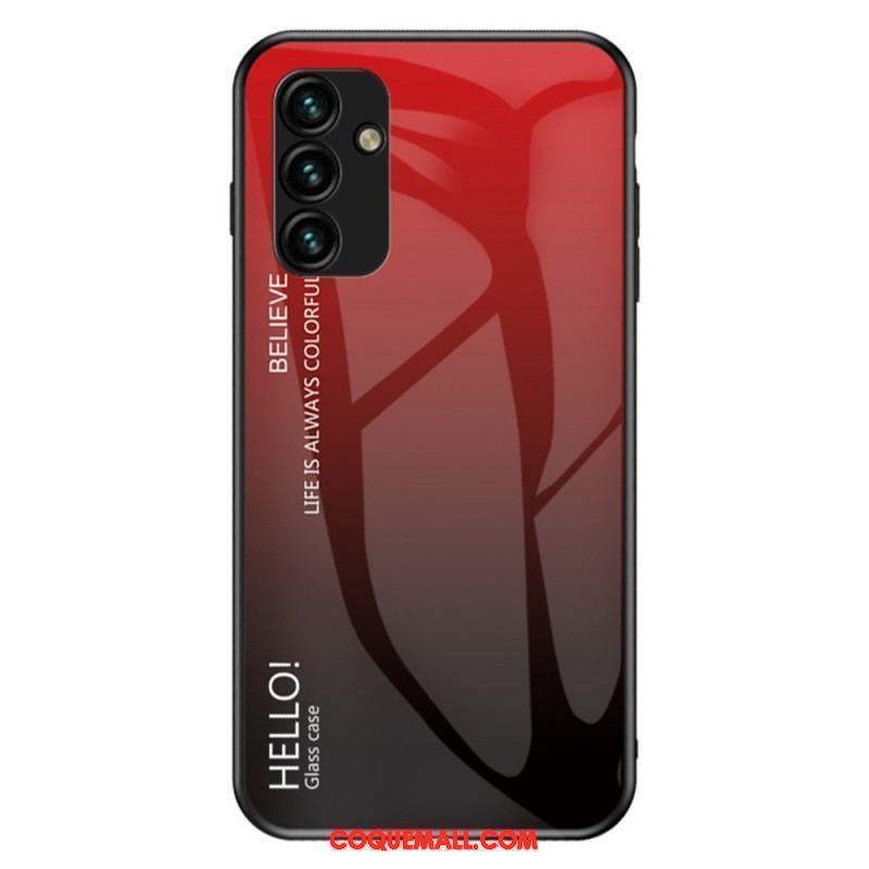 Coque Samsung Galaxy A14 5G / A14 Verre Trempé Hello