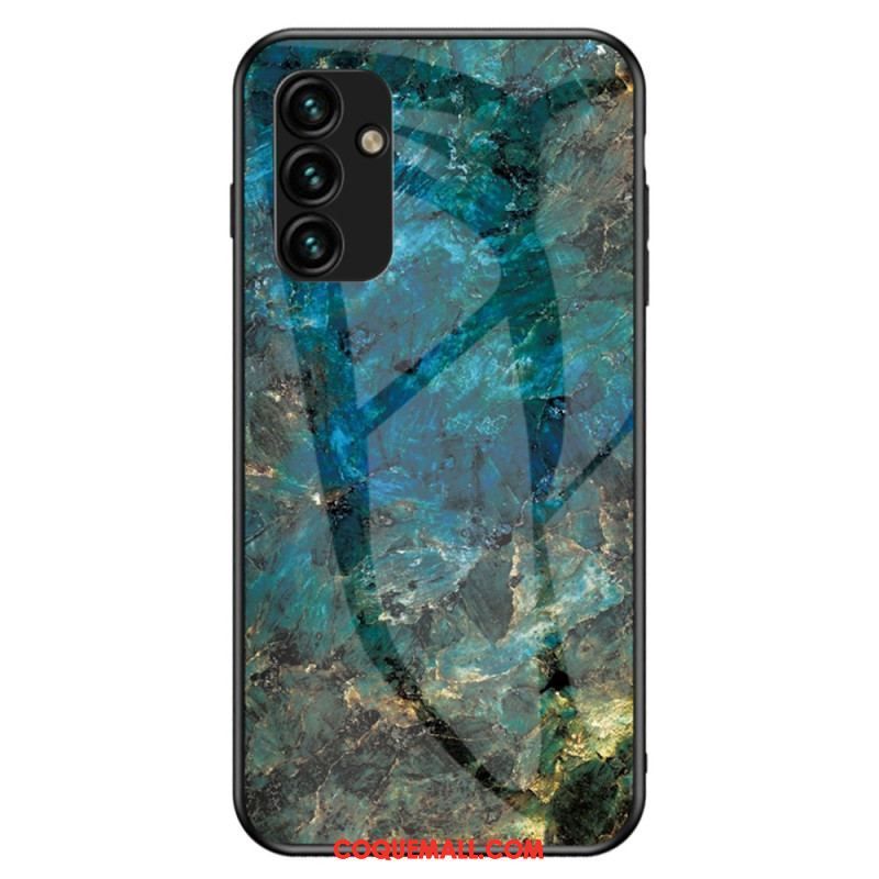 Coque Samsung Galaxy A14 5G / A14 Verre Trempé Marbré