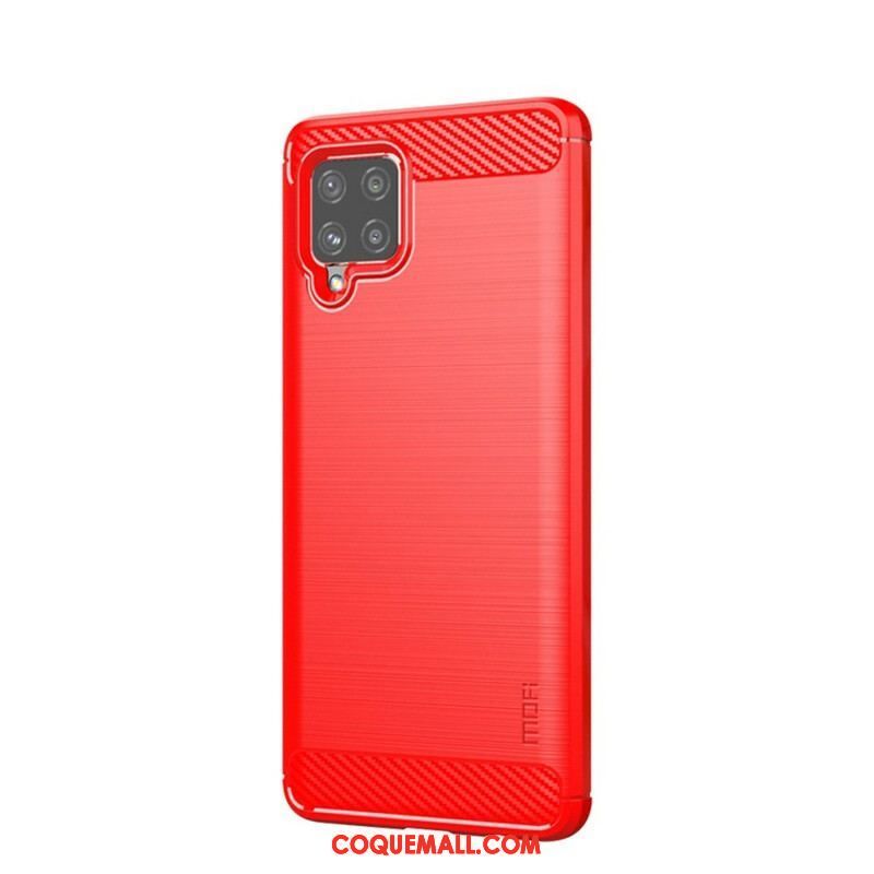 Coque Samsung Galaxy A42 5G Fibre Carbone Brossée MOFI