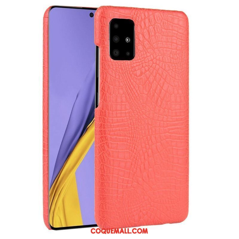 Coque Samsung Galaxy A51 5G Effet Peau de Crocodile