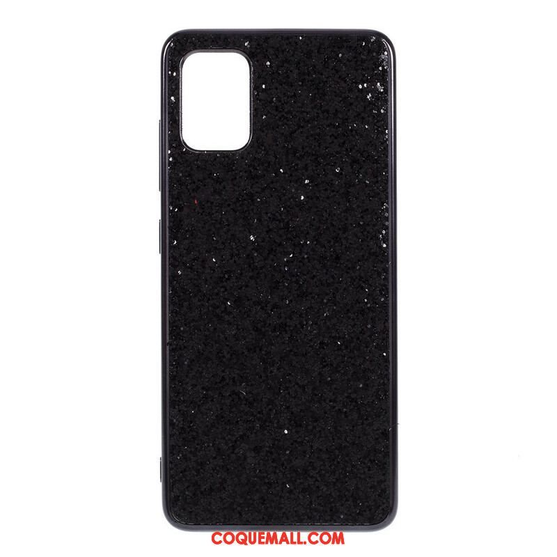 Coque Samsung Galaxy A51 5G Je Suis Paillettes