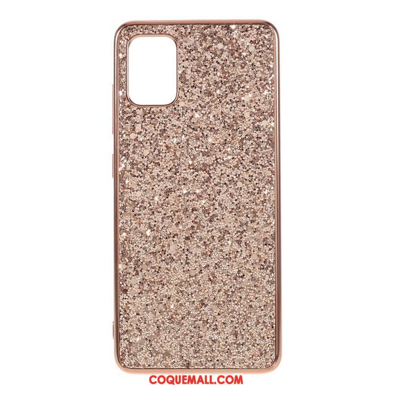 Coque Samsung Galaxy A51 5G Je Suis Paillettes