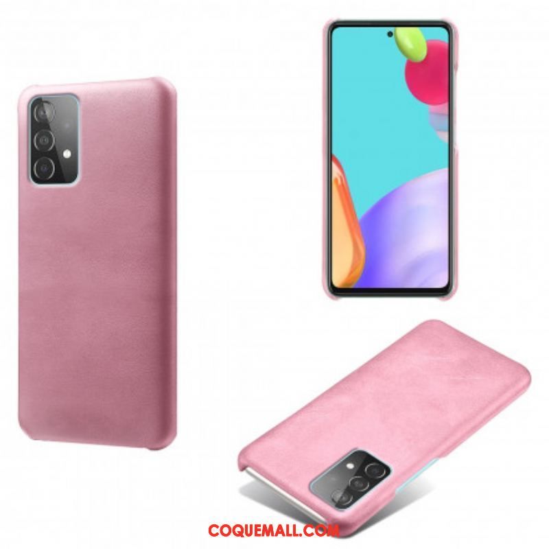 Coque Samsung Galaxy A52 4G / A52 5G / A52s 5G Effet Cuir KSQ