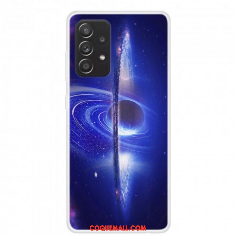 Coque Samsung Galaxy A52 4G / A52 5G / A52s 5G  Silicone Planètes