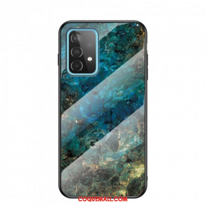 Coque Samsung Galaxy A52 4G / A52 5G / A52s 5G Verre Trempé Marble Colors