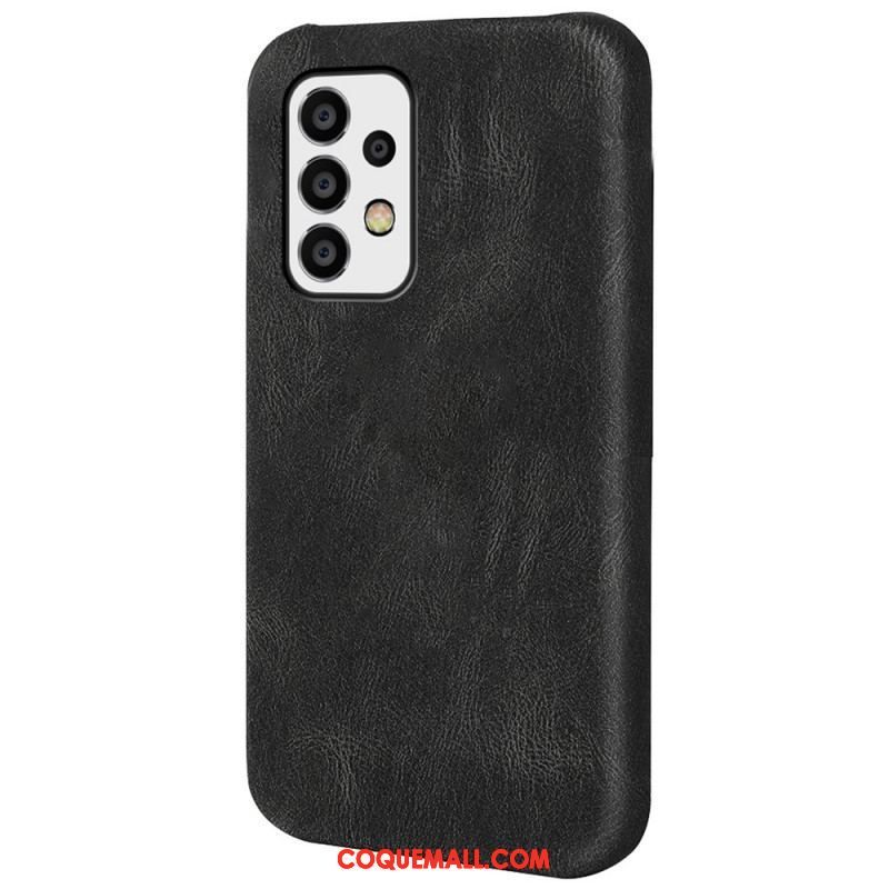 Coque Samsung Galaxy A53 5G Effet Cuir Design