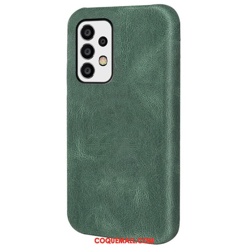 Coque Samsung Galaxy A53 5G Effet Cuir Design