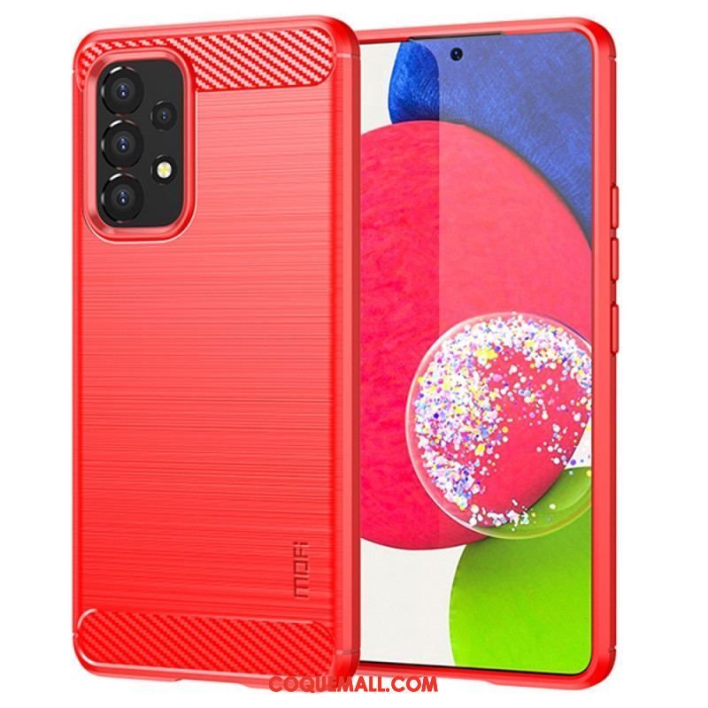 Coque Samsung Galaxy A53 5G Fibre Carbone Brossée MOFI