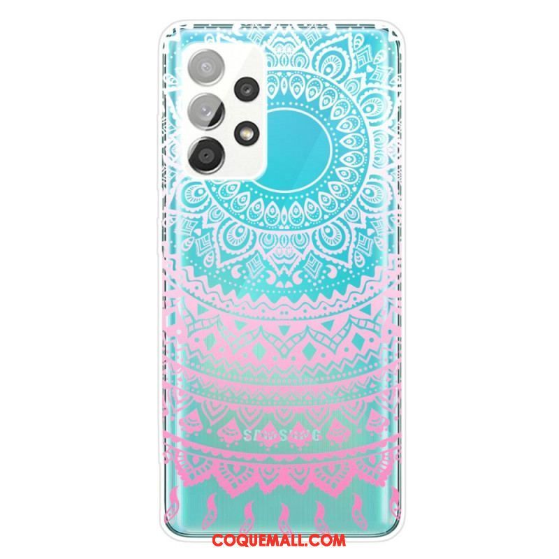 Coque Samsung Galaxy A53 5G Mandala Paillettes