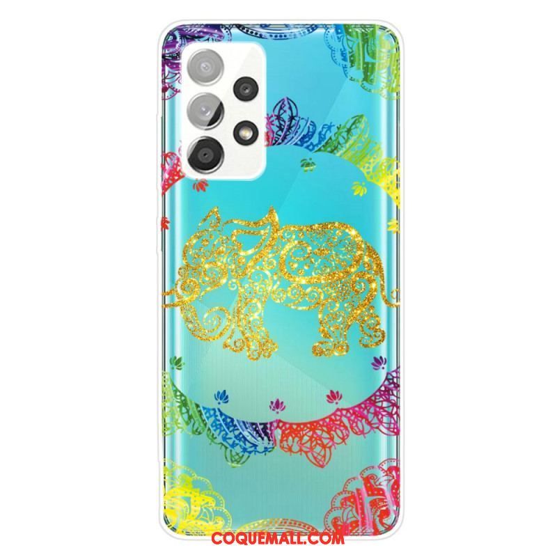 Coque Samsung Galaxy A53 5G Mandala Paillettes