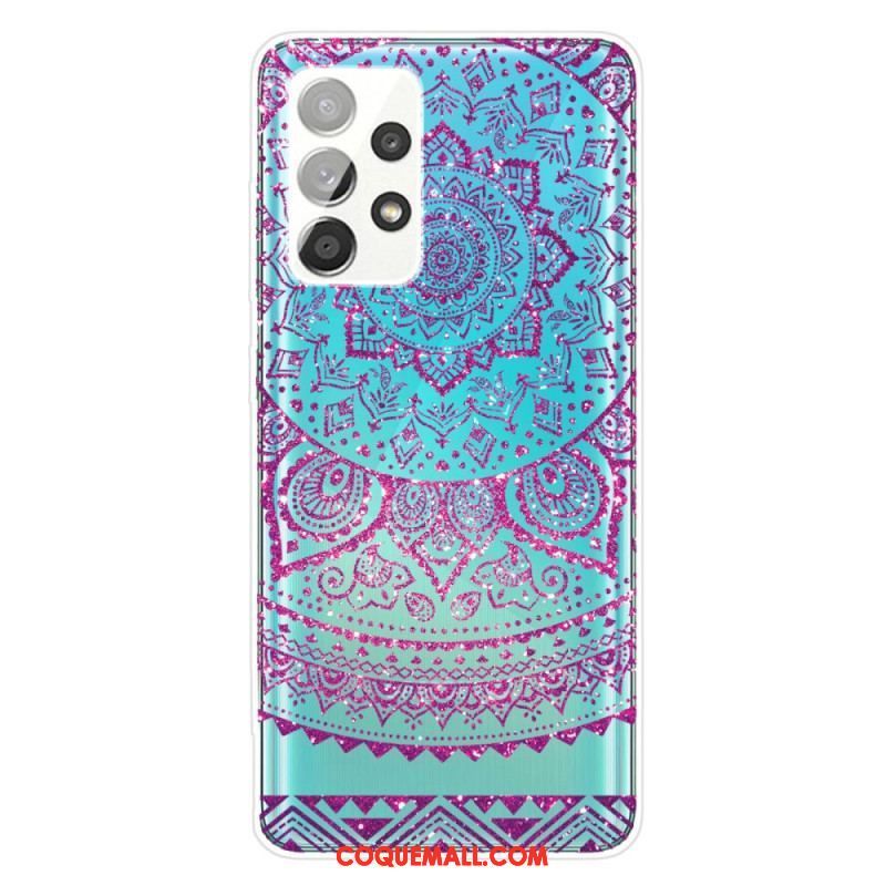 Coque Samsung Galaxy A53 5G Mandala Paillettes