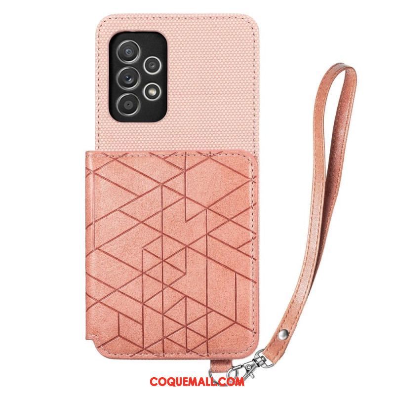 Coque Samsung Galaxy A53 5G Porte-Cartes à Lanière