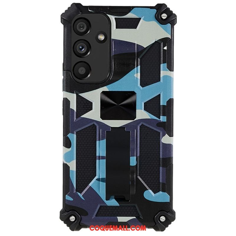 Coque Samsung Galaxy A54 5G Camouflage Support Amovible