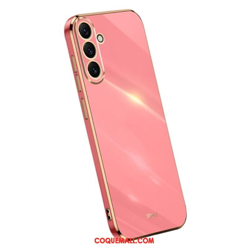 Coque Samsung Galaxy A54 5G Silicone Rebords Dorés