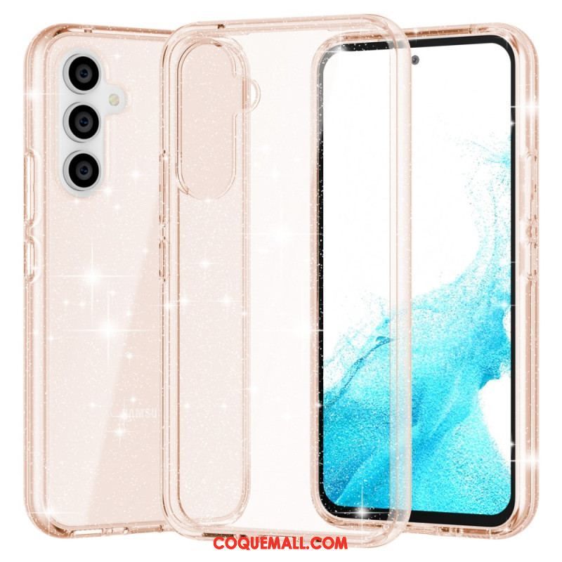 Coque Samsung Galaxy A54 5G Transparente Paillettes