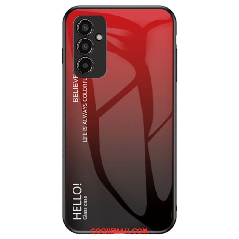 Coque Samsung Galaxy M13 Verre Trempé Hello