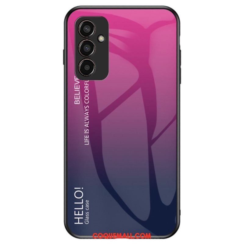 Coque Samsung Galaxy M13 Verre Trempé Hello