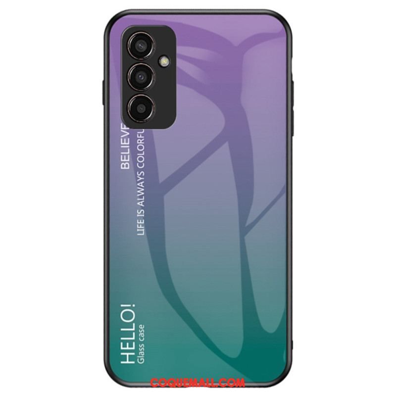 Coque Samsung Galaxy M13 Verre Trempé Hello