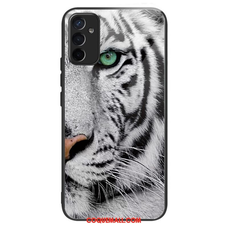 Coque Samsung Galaxy M13 Verre Trempé Tigre