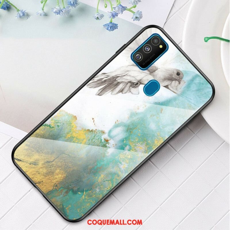 Coque Samsung Galaxy M21 Verre Trempé Premium Color