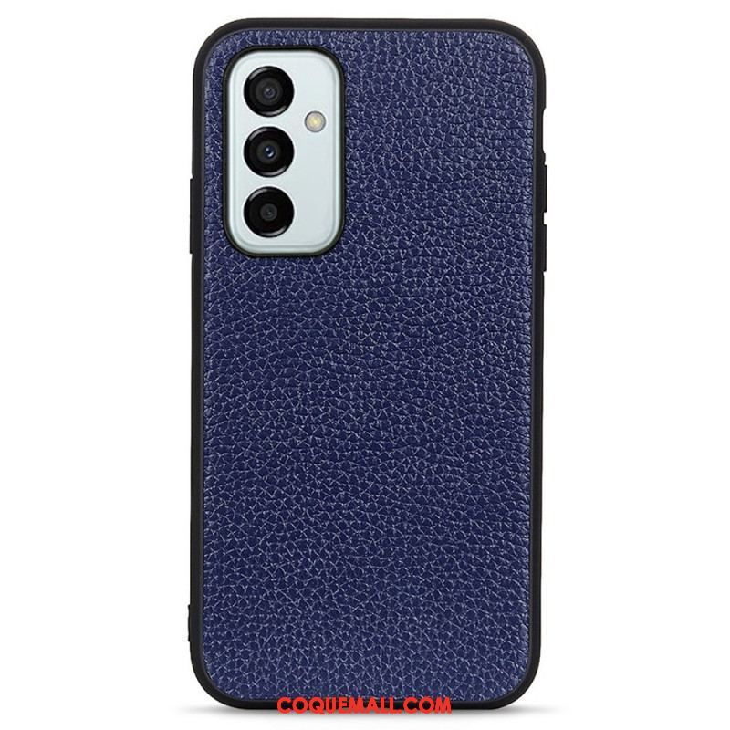 Coque Samsung Galaxy M23 5G Cuir Litchi Véritable