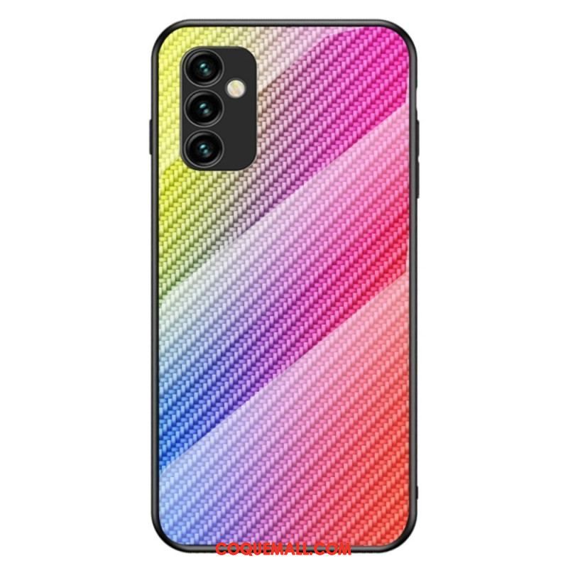 Coque Samsung Galaxy M23 5G Verre Trempé Fibre Carbone