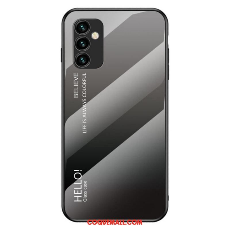 Coque Samsung Galaxy M23 5G Verre Trempé Hello