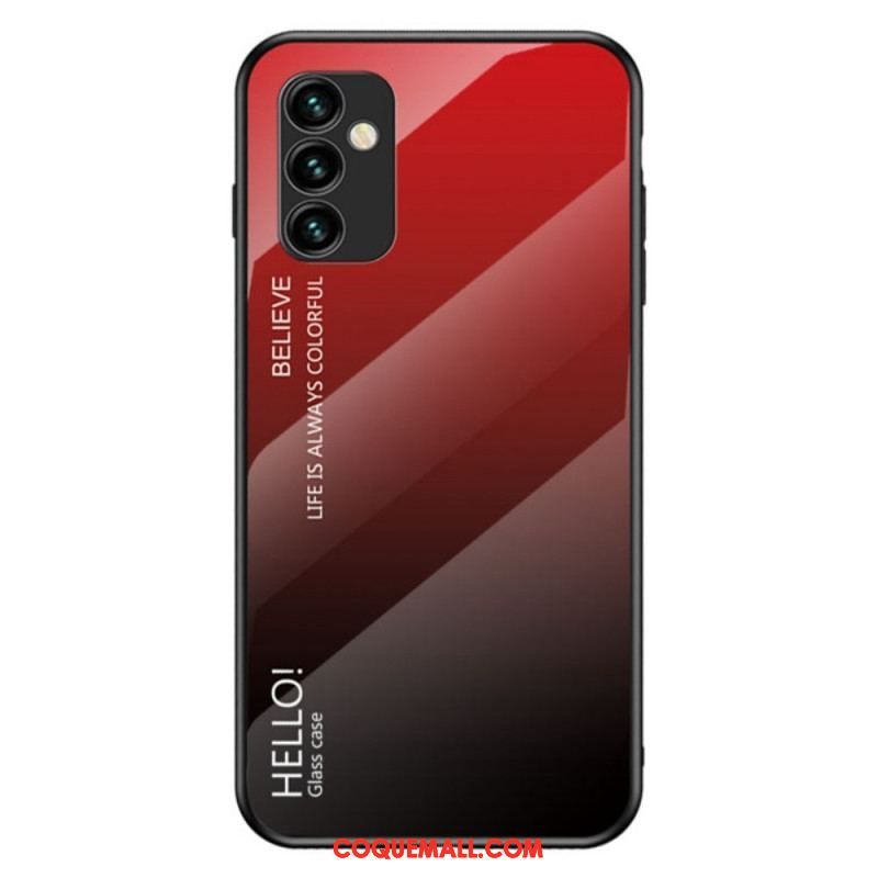 Coque Samsung Galaxy M23 5G Verre Trempé Hello