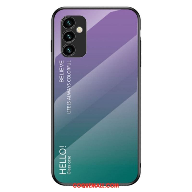 Coque Samsung Galaxy M23 5G Verre Trempé Hello