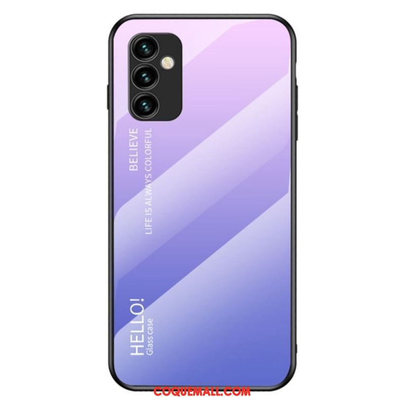 Coque Samsung Galaxy M23 5G Verre Trempé Hello