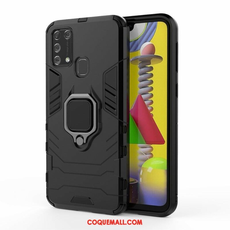 Coque Samsung Galaxy M31 Ring Résistante