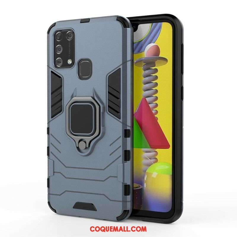 Coque Samsung Galaxy M31 Ring Résistante