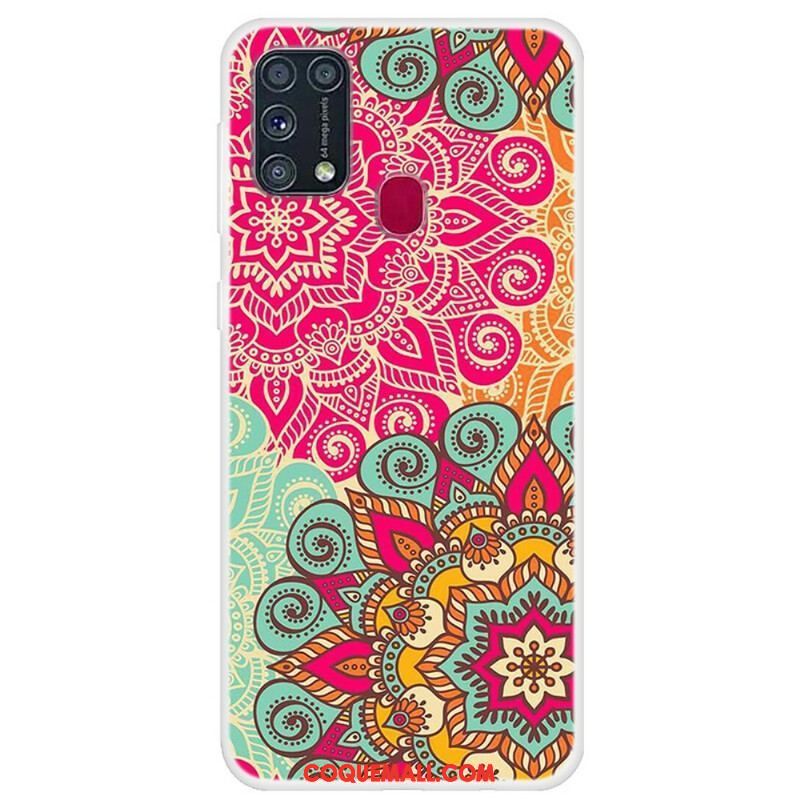 Coque Samsung Galaxy M31 Tendance Mandala