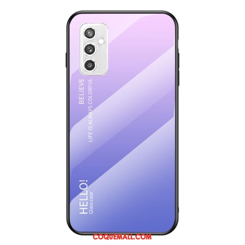 Coque Samsung Galaxy M52 5G Verre Trempé Hello