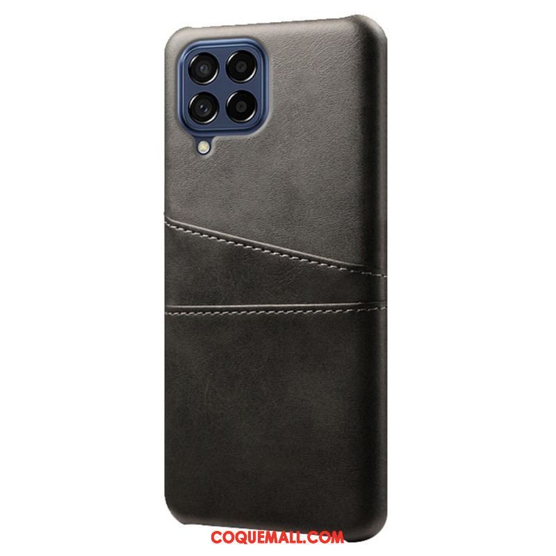 Coque Samsung Galaxy M53 5G Effet Cuir Porte-Cartes