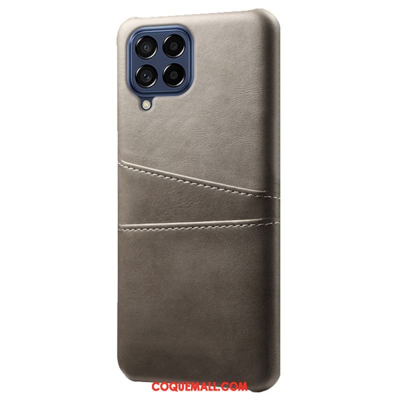 Coque Samsung Galaxy M53 5G Effet Cuir Porte-Cartes