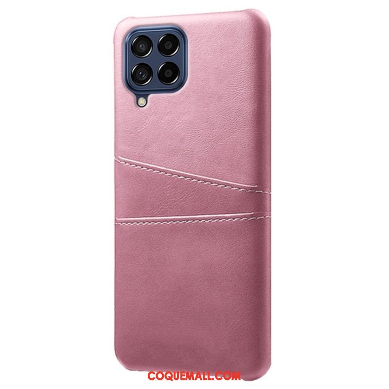 Coque Samsung Galaxy M53 5G Effet Cuir Porte-Cartes