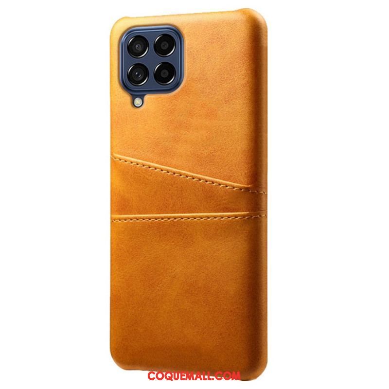 Coque Samsung Galaxy M53 5G Effet Cuir Porte-Cartes